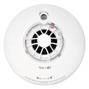 独立型熱感知器 - 10年間使用可能なリチウム電池