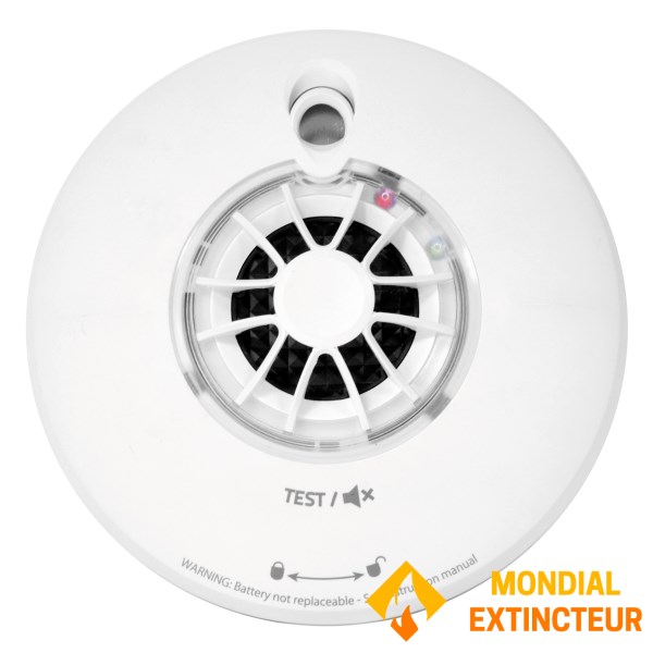 独立型熱感知器 - 10年間使用可能なリチウム電池