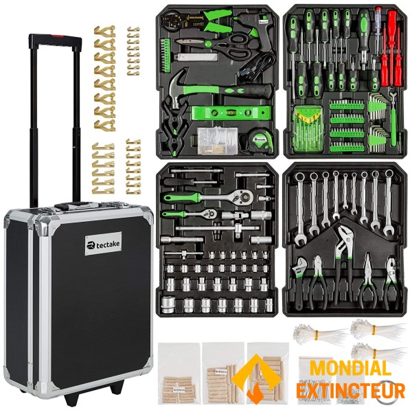 クロムバナジウム製ツールボックスとケース - 1200パーツ