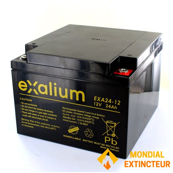 12V - 24Ah 鉛バッテリー