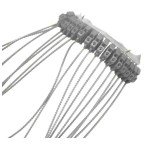 160 mm グレープラスチック製シール：30個入りリング