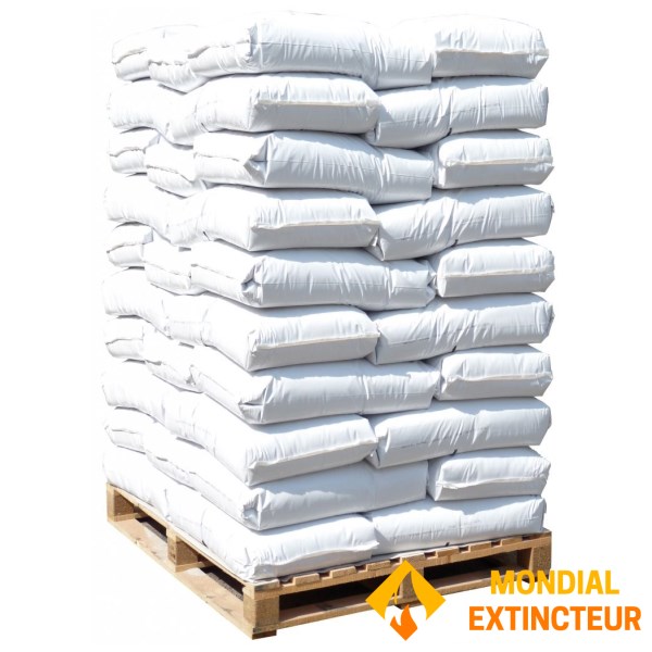 Palette de 20 sacs d'Absorbant végétal ignifugé