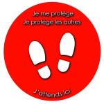 安全グラウンドマーク - 直径40cm