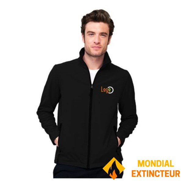 5 Vestes Zip personnalisées Army - Taille L - Cœur et dos