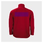 5 Vestes Zip personnalisées rouges - Taille L - Cœur et dos