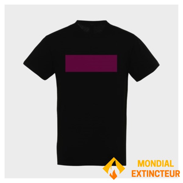 5 黒の名入れTシャツ - Lサイズ - ハートと背中