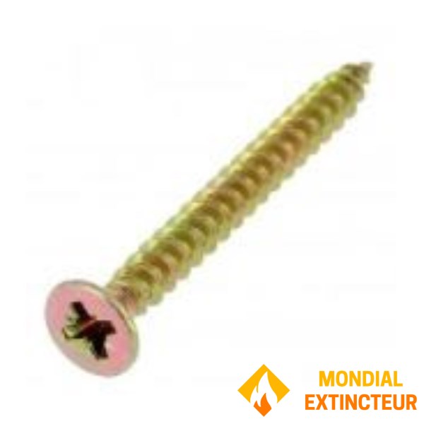 Lot de 250 Vis pour chevilles acier zingué - Ø5 X 50 mm