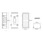 5KgCO2消火器用レッドボックス