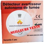 9Vアカリン電池付き煙感知器 - 2年保証