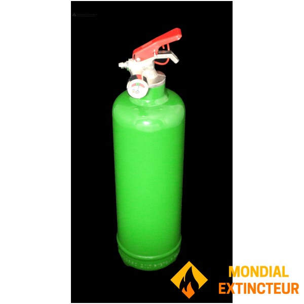 "オリジナル"グリーンABC粉末消火器、容量1kg