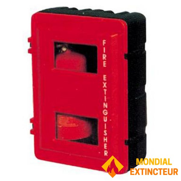 消火器用窓付きダブルADRプラスチックボックス。