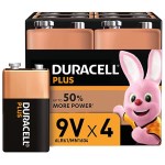 4個入り - DURACELL 9V 6LR61 バッテリー ブリスターパック