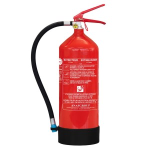 無添加6リットル水消火器-NF規格-ANAFマーク