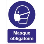 "マスク着用義務"標識 - PVC A4