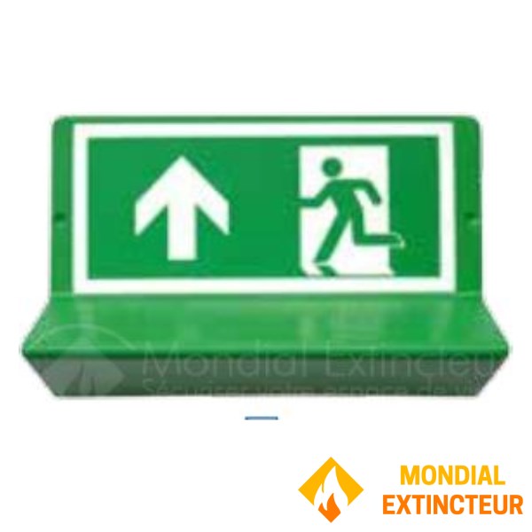 Signalisation braille évacuation Malvoyants "Evacuation devant"