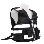 가시성 높은 조끼 블랙