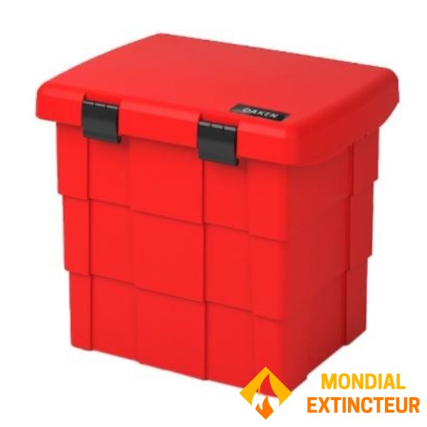 Lot de 5 Bacs à sable incendie spécial extérieur et intérieur