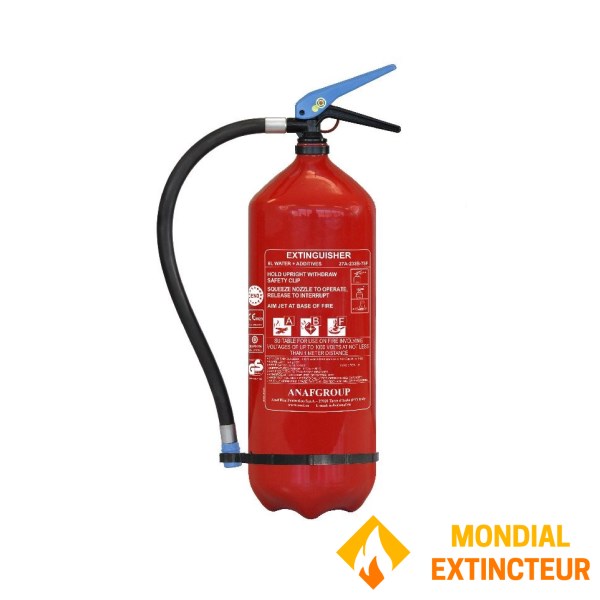 프랑스 표준 주방용 6리터 소화기 -경량 알루미늄 -보조 압력