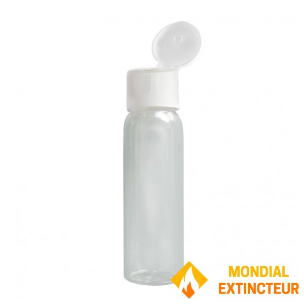 배치 543 - 감속기 캡이 있는 125ml HDPE 빈 병