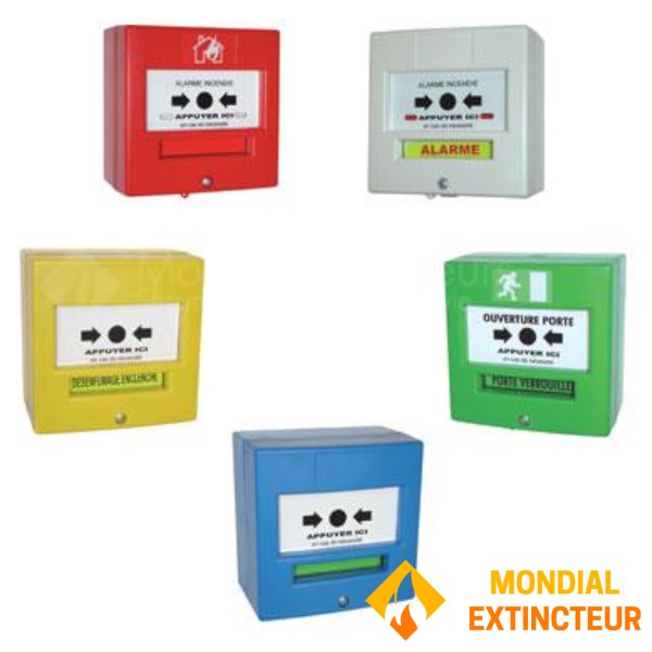 Déclencheur manuel 2 CONTACTS Neutronic