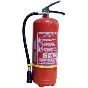 Extincteur à poudre ABC capacité 9 Kg NF - Marque ROT