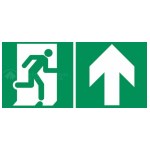 Standžioji PVC plokštė "PICTO FLÈCHE HAUT" - 300 X 150 mm