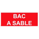 PVC "smėlio dėžės" plokštė - 200x80 mm