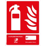 Panneau PVC eau pulvérisée 15 x 22.5 cm - Classe A