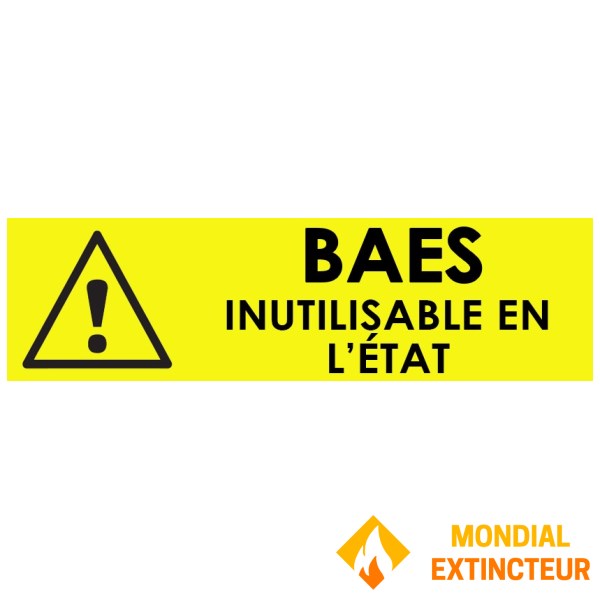 100 līmes "BAES HORS SERVICE" 7CM X 2 CM