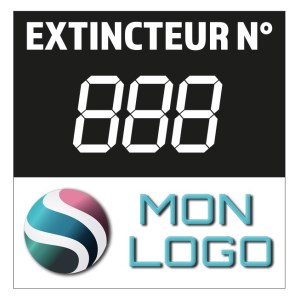 1000 personalizētas numerācijas etiķetes 5X5 cm - izmantošanai ārpus telpām