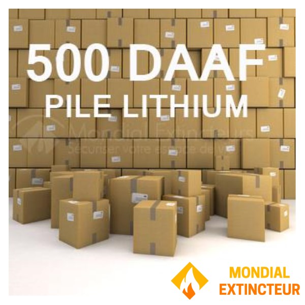 500 dūmu detektori ar 5 gadu garantiju - EN 14604 ar litija bateriju