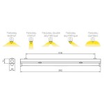 Gaismeklis uz MULTI-VOLTAGE centrālā avota - 48VDC un 230VAC