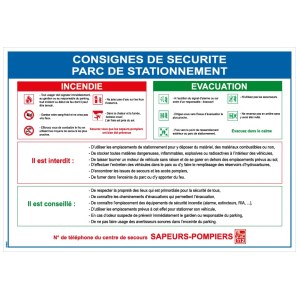 Horizontālās autostāvvietu zīmes - PVC A4