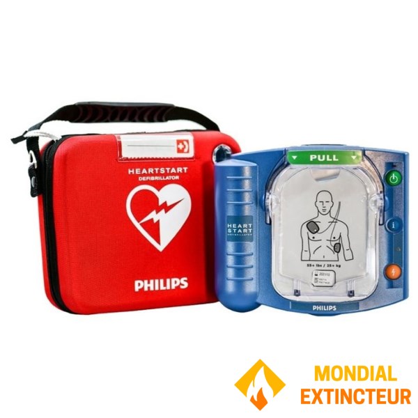 Philips HS1 pusautomātiskais defibrilators ar somiņu