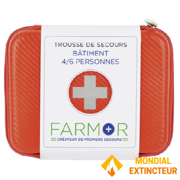 Trousse de secours « 4/6 personnes Fermeture par zip Multi poches de rangement
