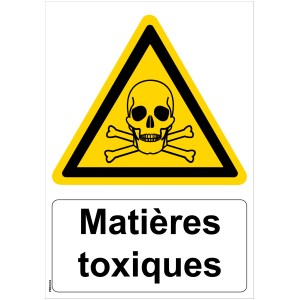 "Toksisko vielu" zīme - PVC A5