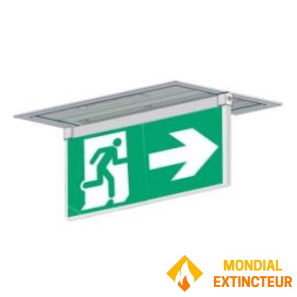 Porte sérigraphie encastré plafond simple face