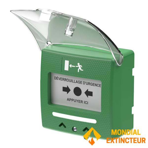 Zaļa manuālā atbrīvošana Skaņa un gaisma