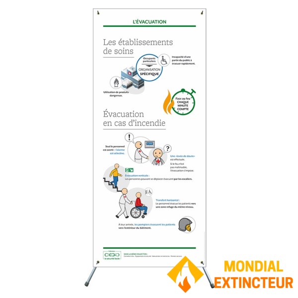 X-banner - Evakuācija: aprūpes iestādes