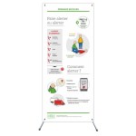 X-banner - Pirmā palīdzība: trauksmes celšana