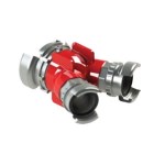 1. nodaļas ieplūdes AR DN 100 - 2. nodaļas izplūdes AR DN 100 bez vārsta