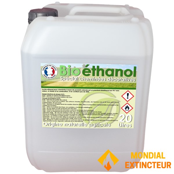 Bio éthanol pour cheminée - 60 Litres