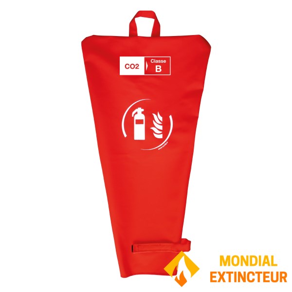 CO² brandblusser deksel 2 Kg inhoud CLASS FIRE - Luxe editie