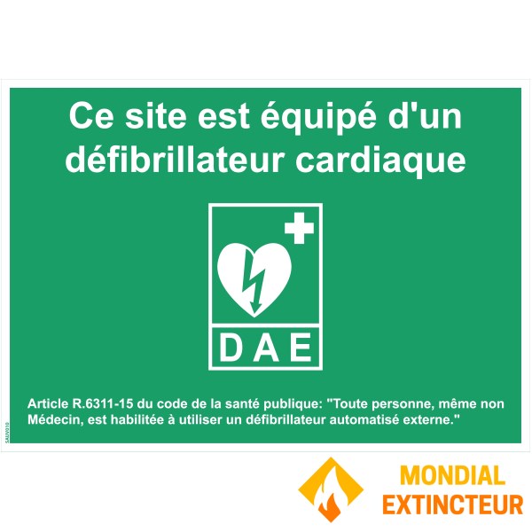 "Defibrillator" bord - PVC A4
