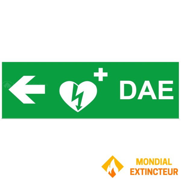 Defibrillatorpaneel, links - B.300 x H.100 mm