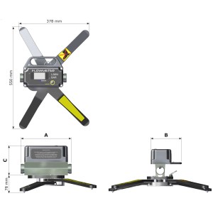 Elektronische debietmeter voor controle van DN 100 brandkranen