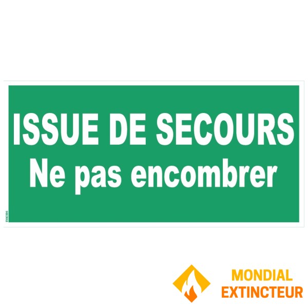 Evacuatieborden "nooduitgang" - PVC 300x150 mm