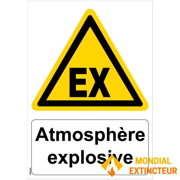 "Explosieve atmosfeer" bord - PVC A4