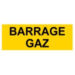 "Gasbarrière" - PVC 200x80 mm