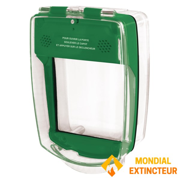 Groen waterdicht beschermend omhulsel